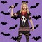 Adult Ghost Face Dress Costume Lace Up Tunic Style Small Fits